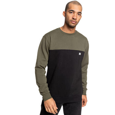 Blouse dc shoes rebel crew block 3 green/black. groen. mannen
