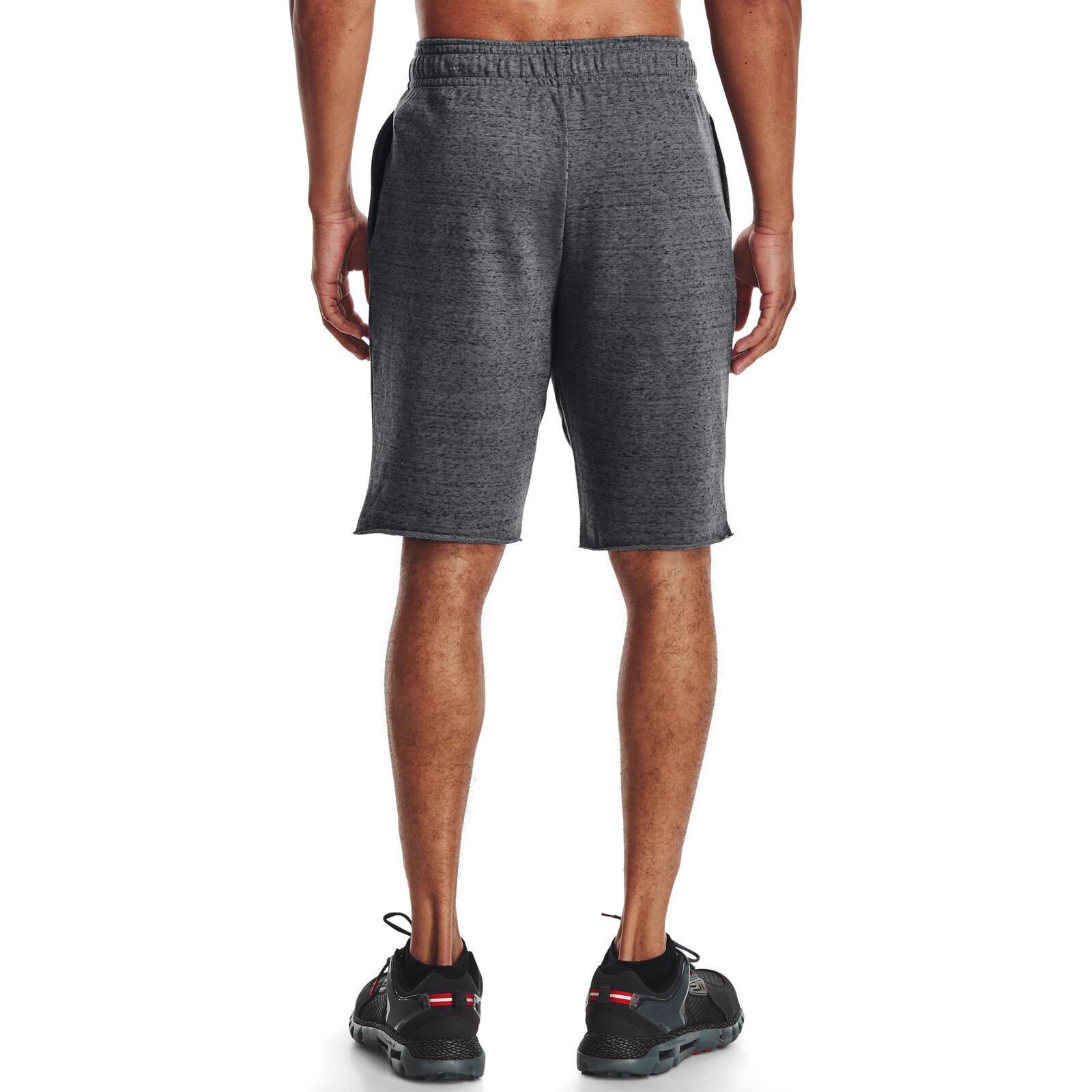 Pantaloncini Under Armour Ua Rival Terry, Grigio, Uomini 2/5