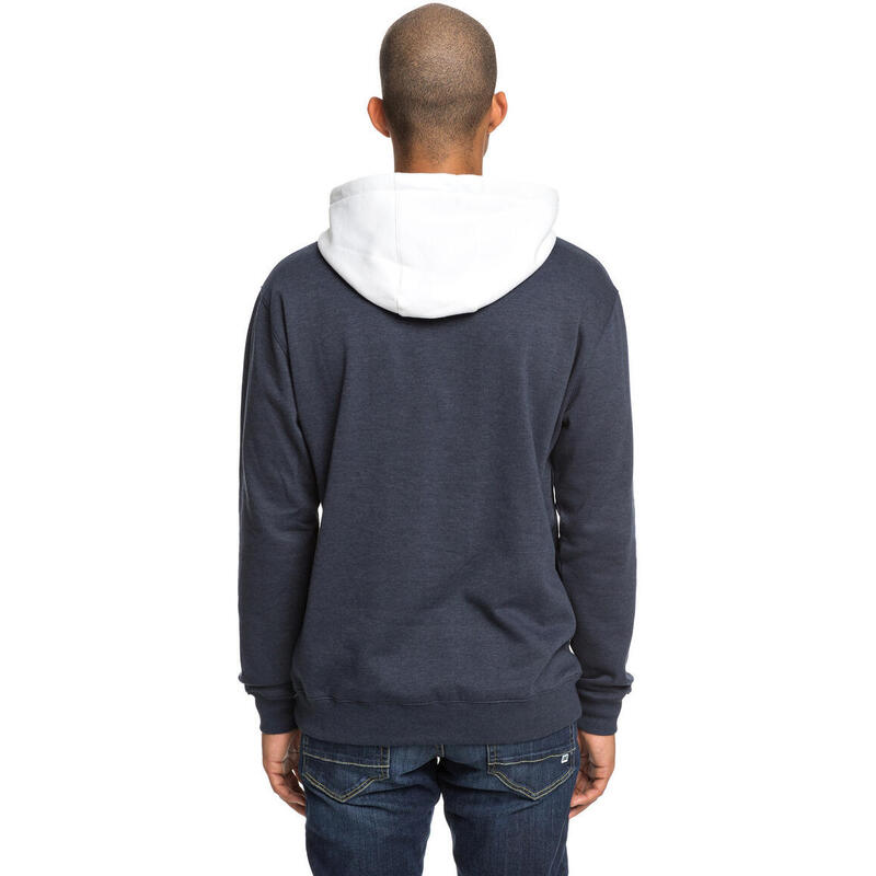 Capuchon DC Shoes Rebel Half-Zip Hoodie, Blauw, Mannen