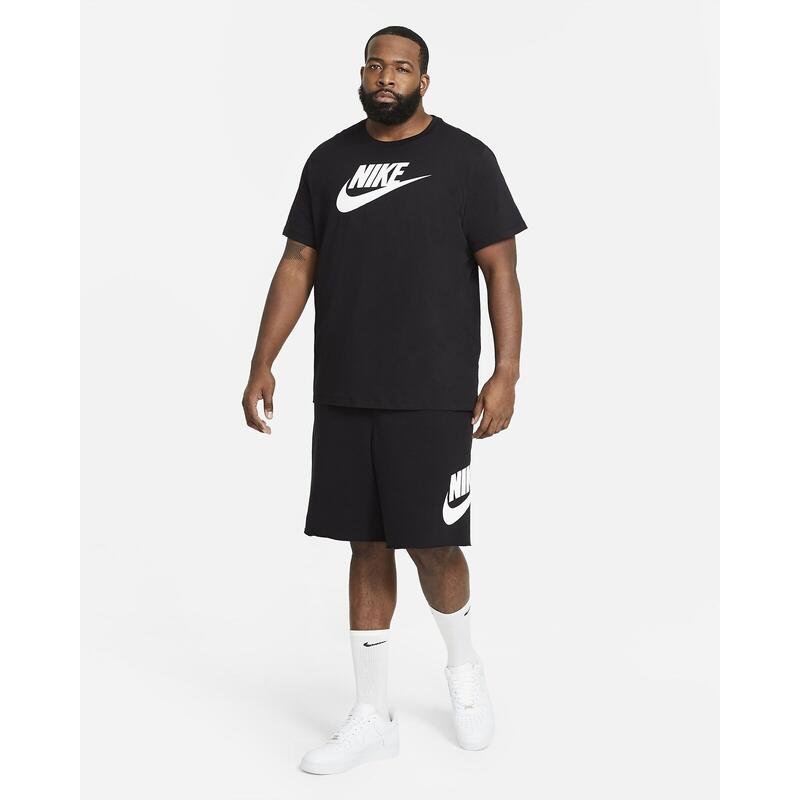 Camiseta de manga corta Nike Sportswear Icon Futura, Negro, Hombre