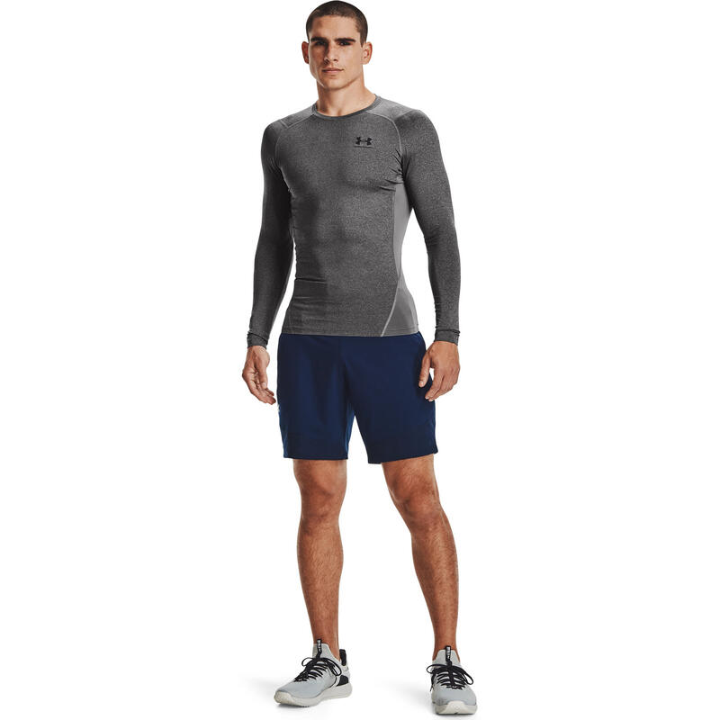 Blouse Under Armour Heatgear Compression Longsleeve, Grijs, Mannen