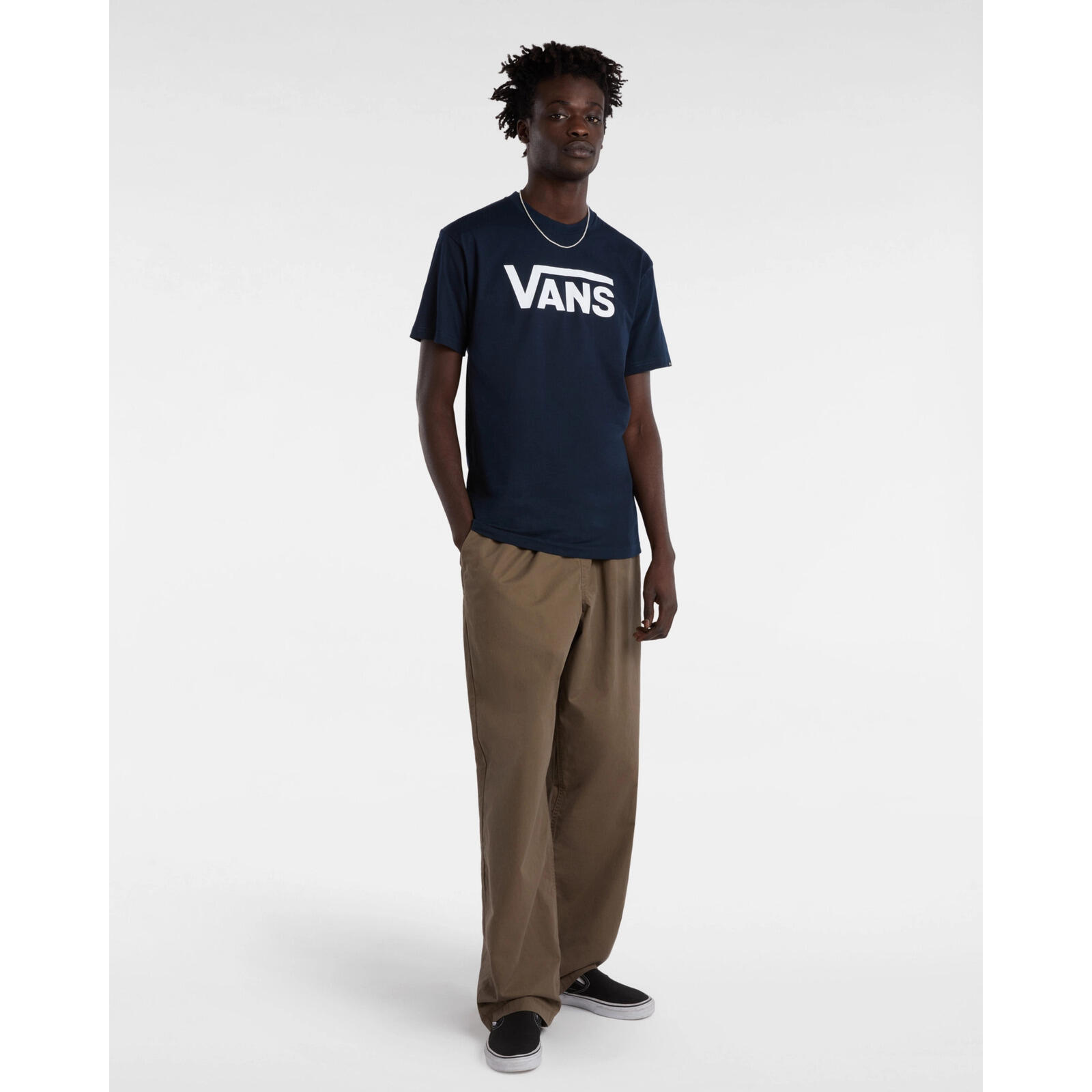 T-shirt Adulto Vans Classic blu 3/5