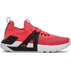 Baskets Under Armour Project Rock 4, Rouge, Femmes