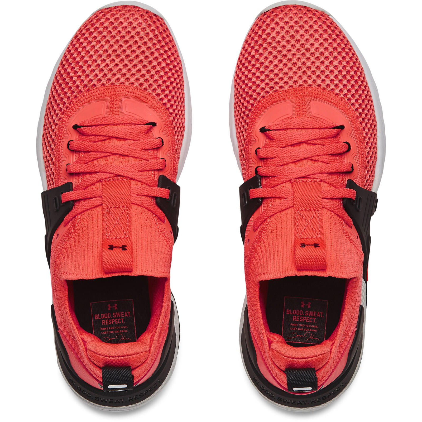 Baskets Under Armour Project Rock 4, Rouge, Femmes 2/5
