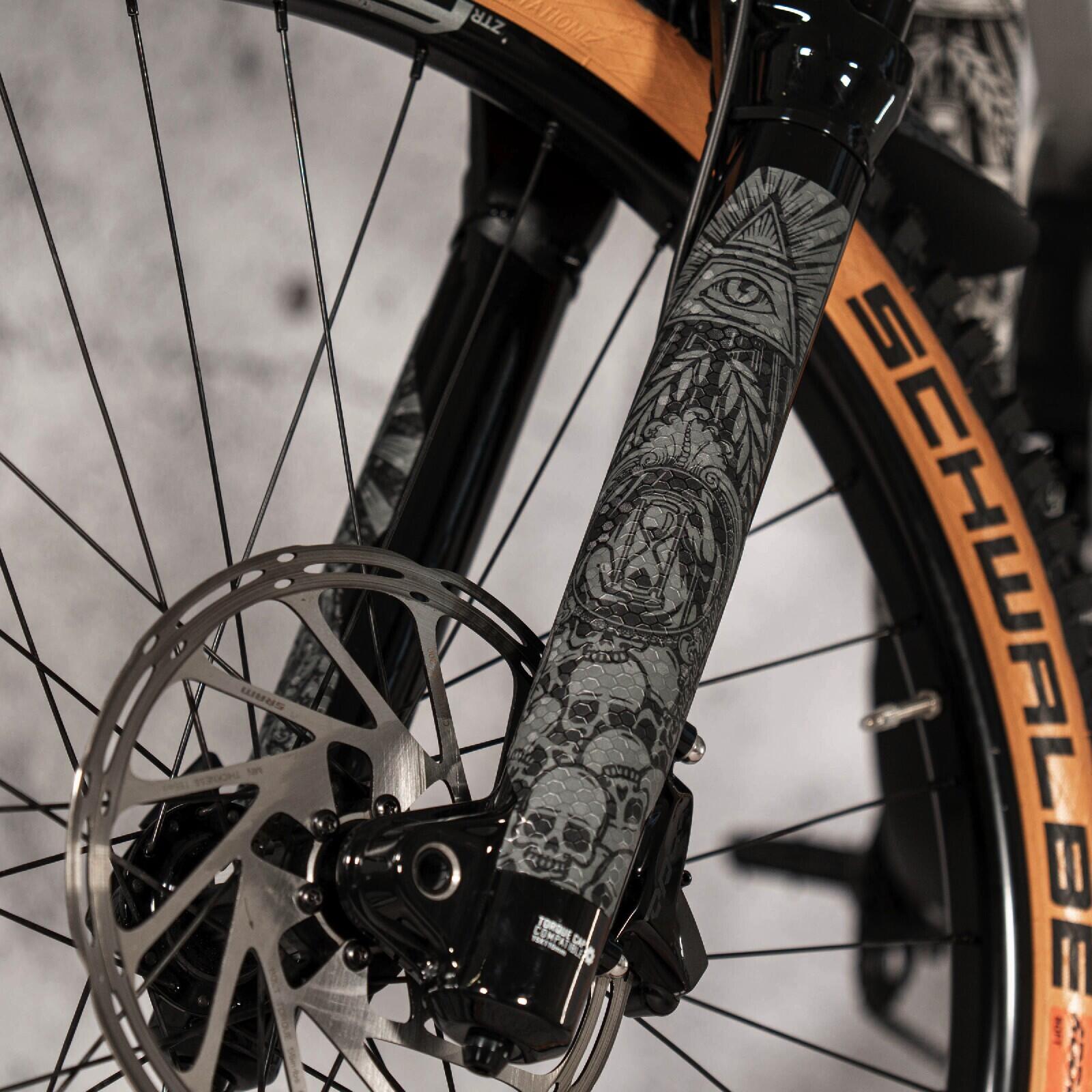 Kit film de protection fourche Riesel Design Fork:Tape 3000 Maori 2/5