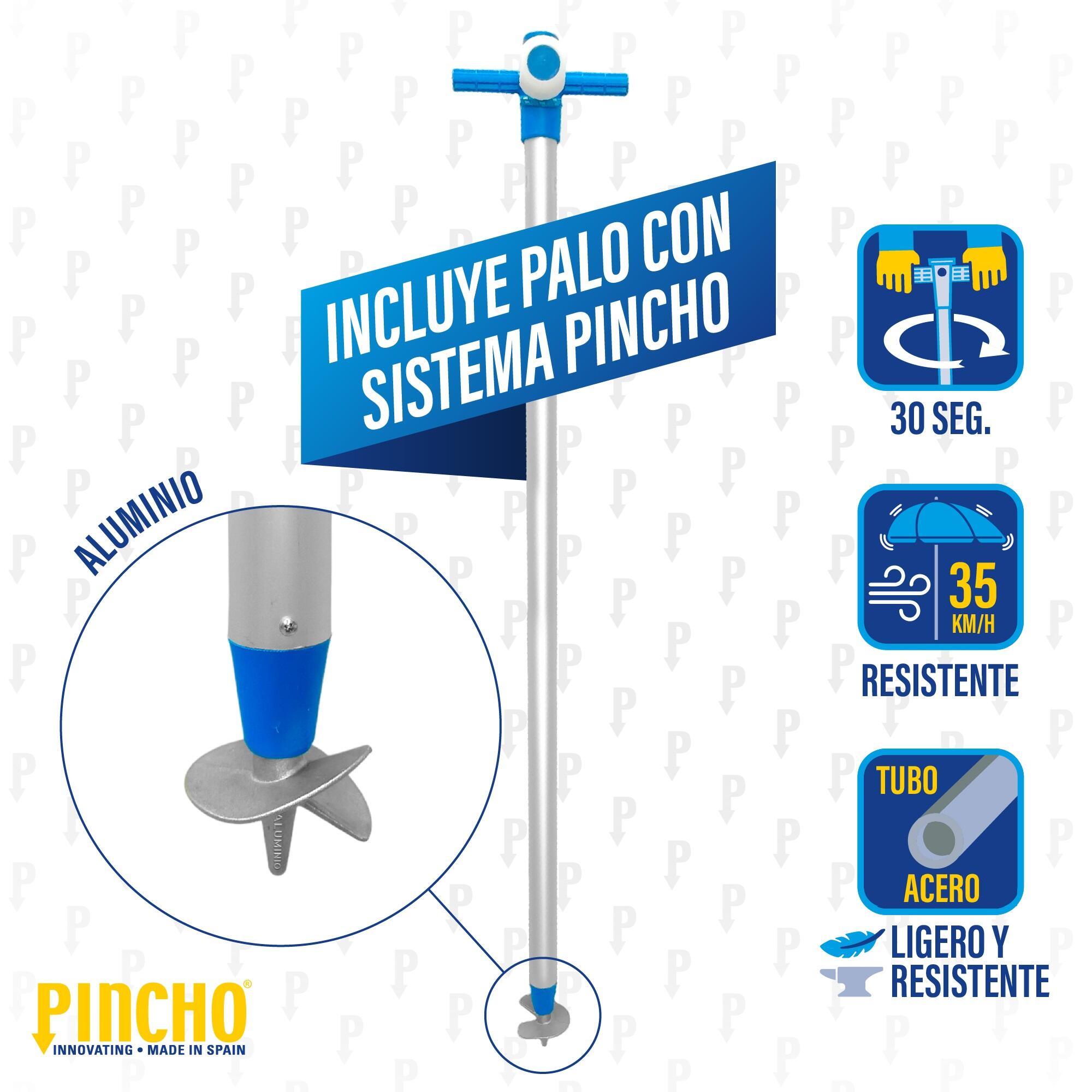 Sombrilla de Playa Pincho Calpe Multicolor 180cm 6/6