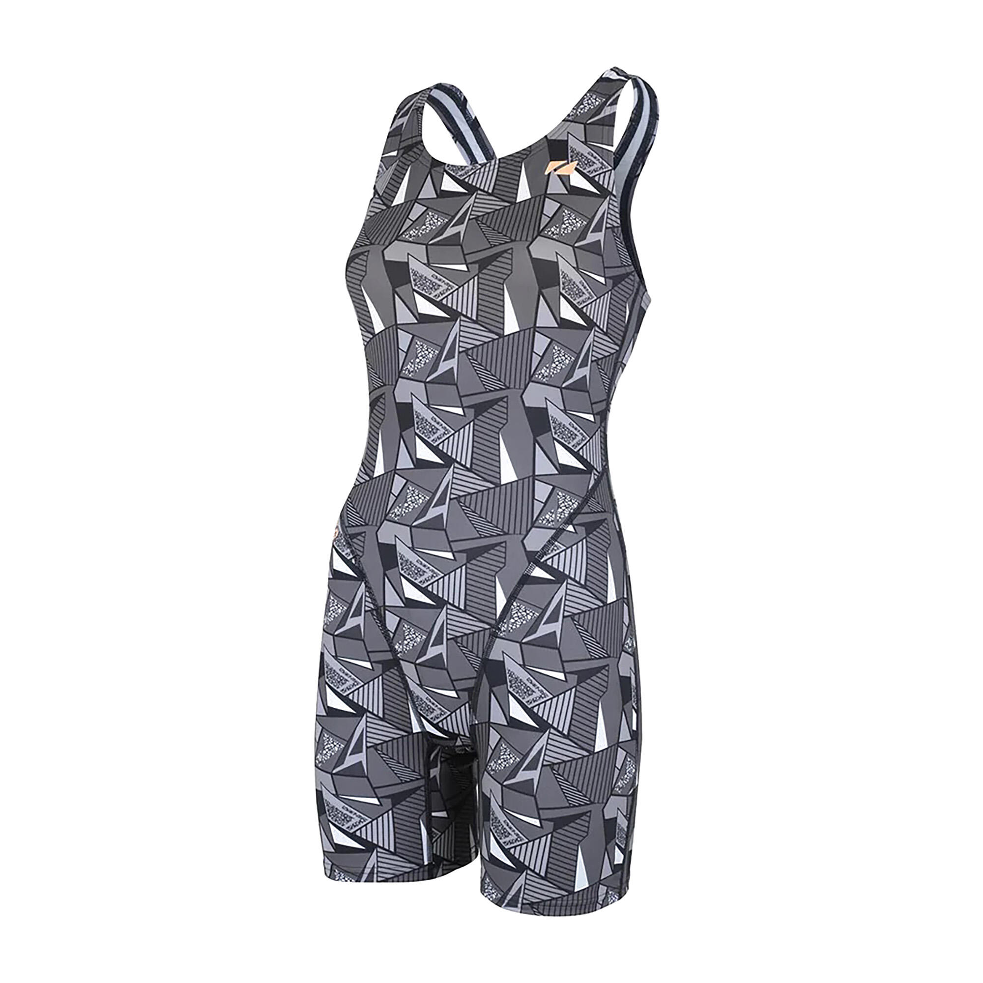 Halcurt Damen Badeanzug – Einteilig Mit UV-Schutz LSF 50+, Integriertem BH & Kurzarm