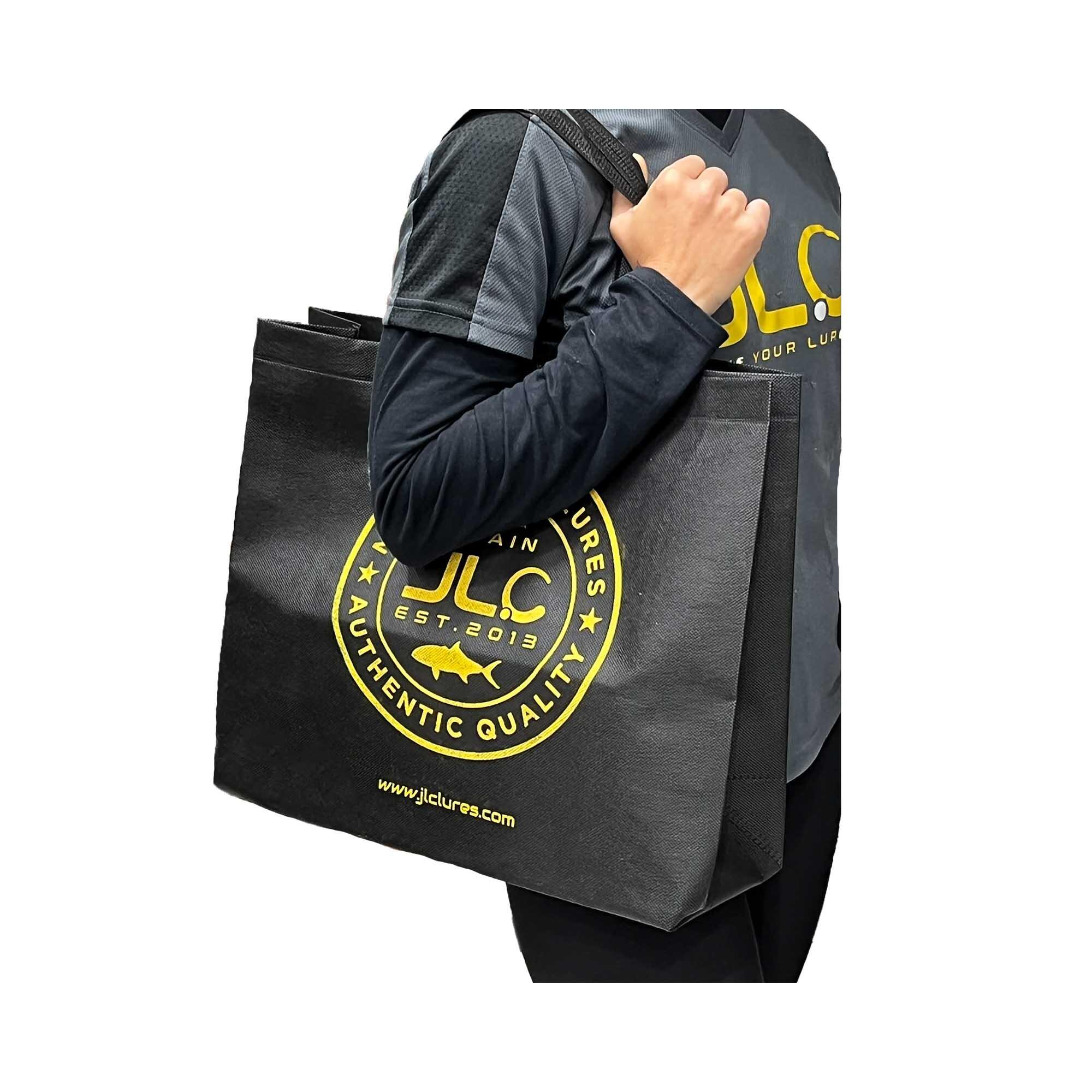 BOLSA JLC MAKE YOUR LURES ecológico sin tejer TST TNT NOW WOVEN NEGRA 40+14X34 4/5