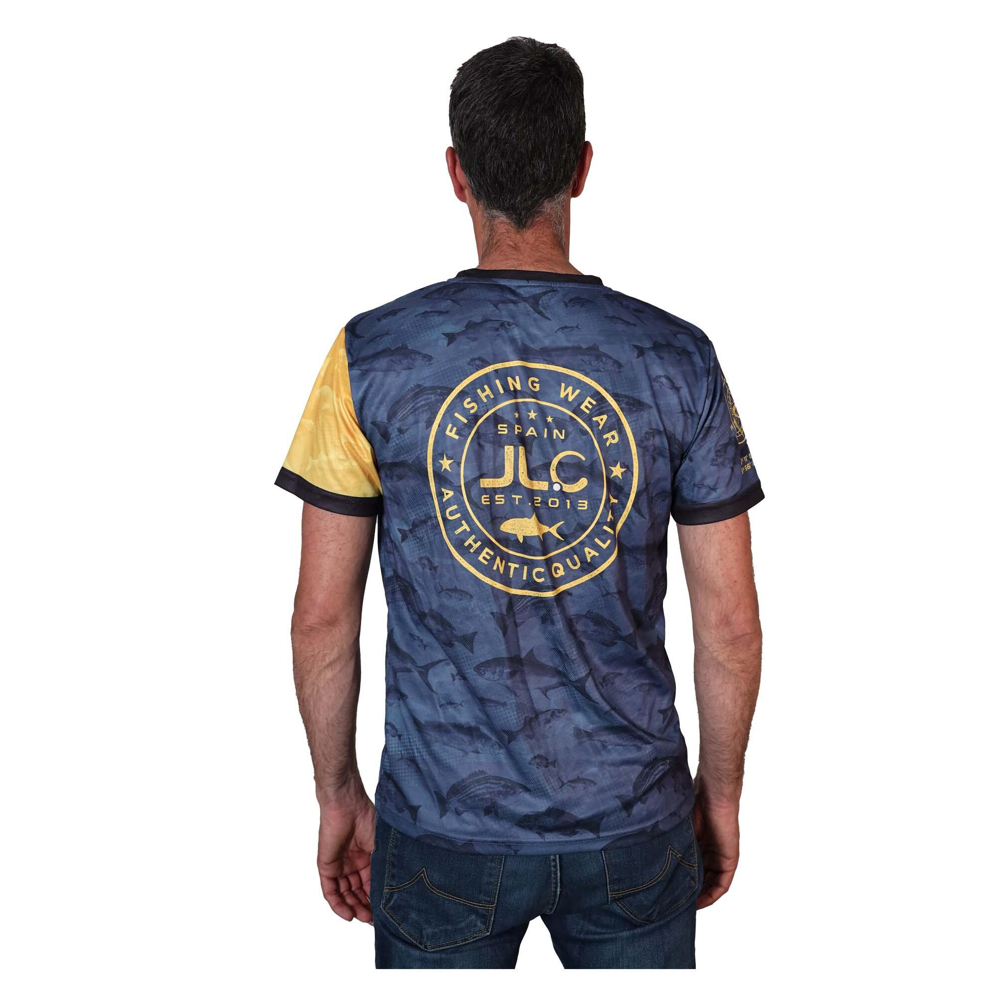 Camiseta Pesca Hombre Fish Camo JLC Gris Manga Corta M 2/5