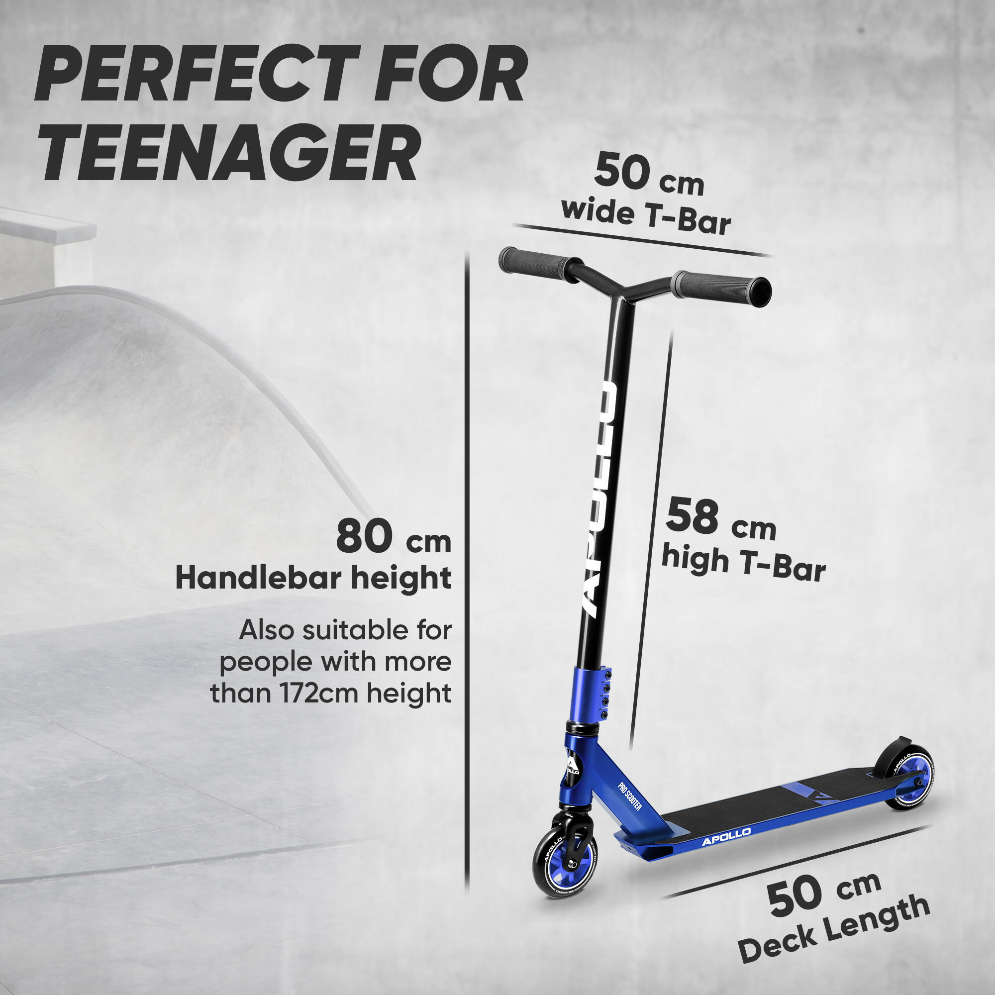 Trottinette Freestyle 'Star Pro' Semi-Pro - Robuste avec Roulements ABEC 9 6/7