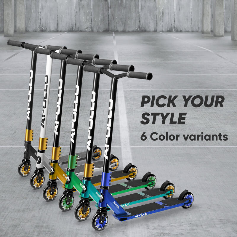 Trottinette Freestyle 'Star Pro' Semi-Pro - Robuste avec Roulements ABEC 9