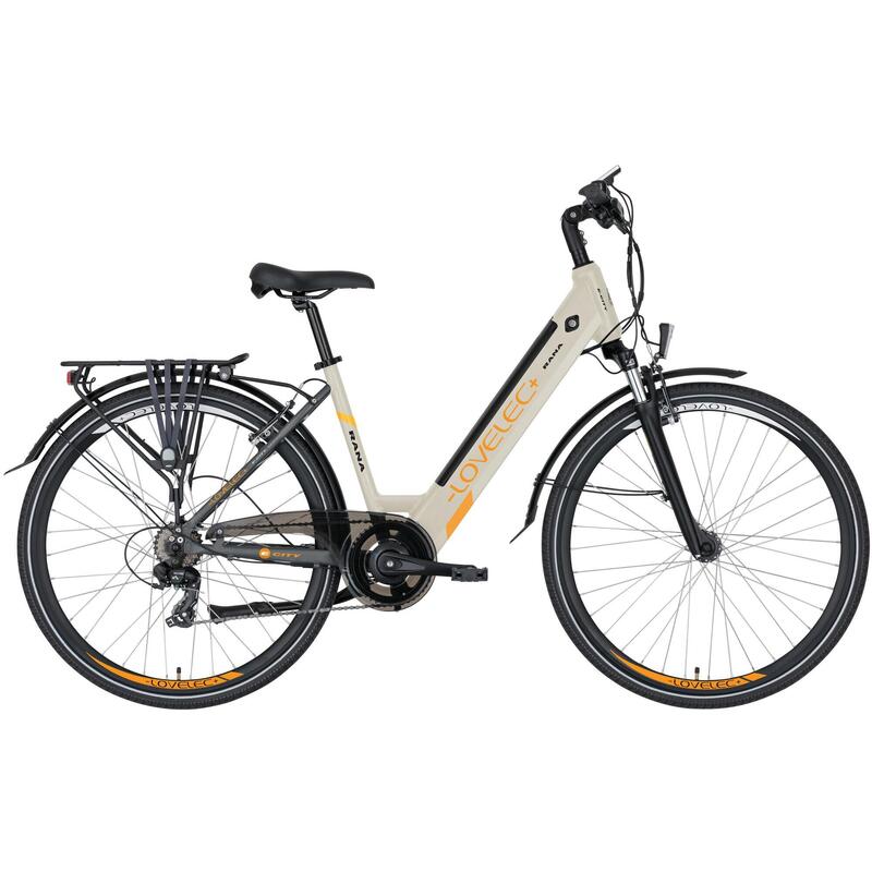 Bicicleta Eléctrica Lovelec Rana - Beige - 250W