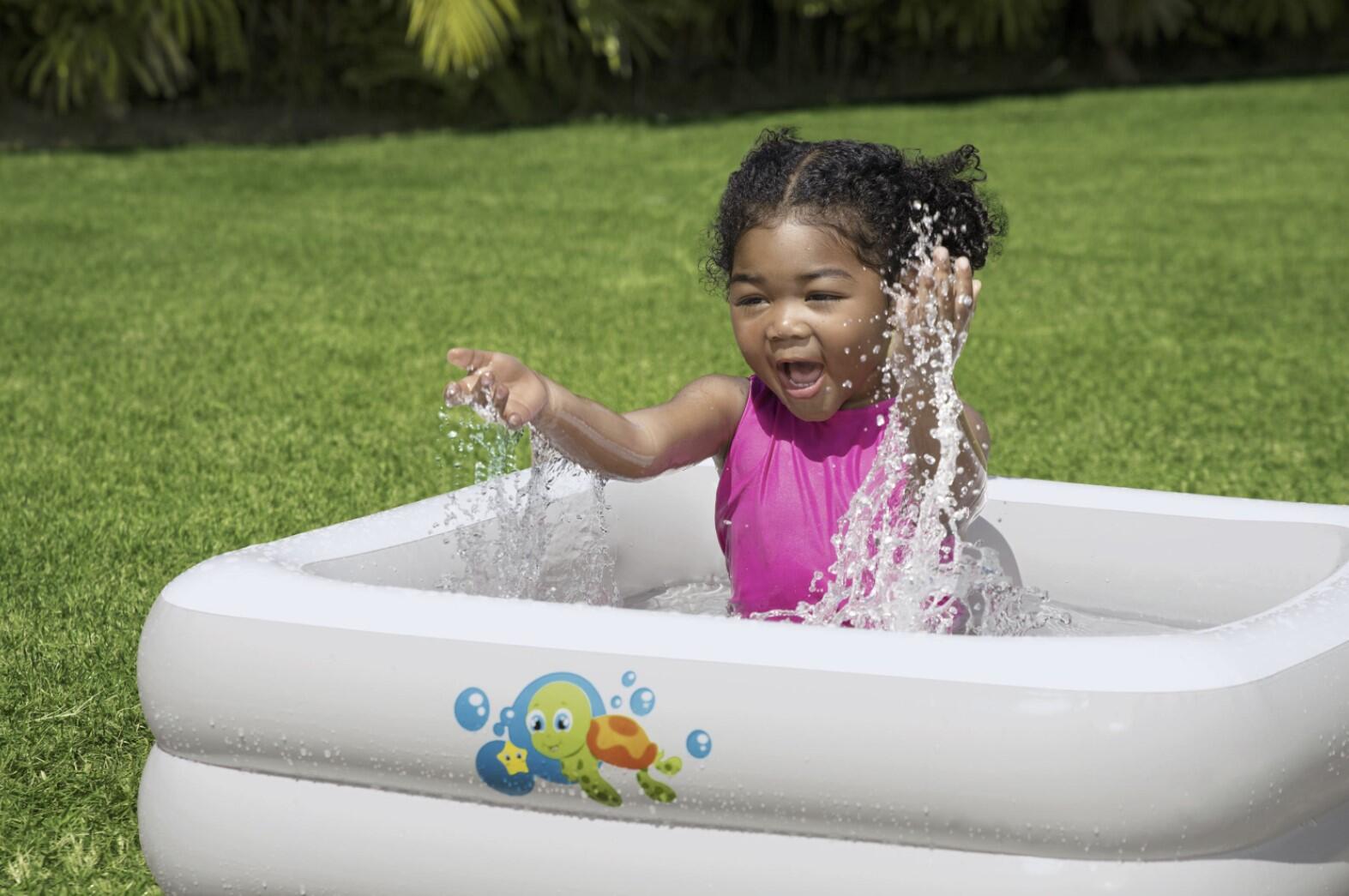 Piscine gonflable carrée bébé Bestway Baignoire FLUO 4/6