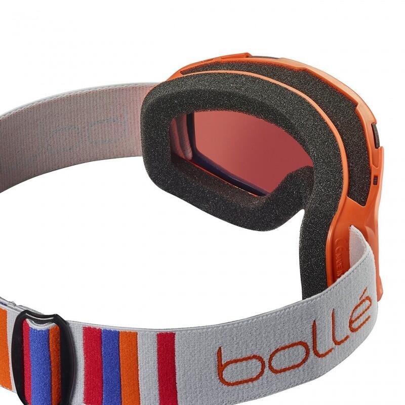 BOLLE Masque de ski ROCKET - couleur ORANGE MAT / ecran ROSY BRONZE CAT 3 2/2