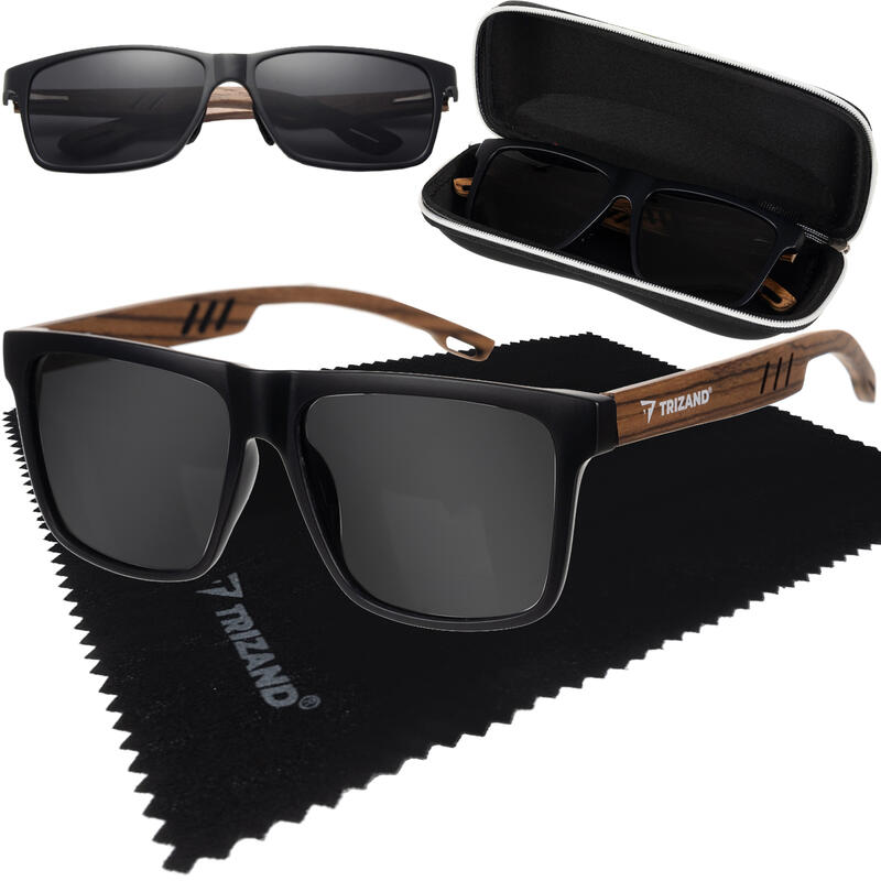 Okulary Przeciwsłoneczne Polaryzacyjne Drewniane UV400