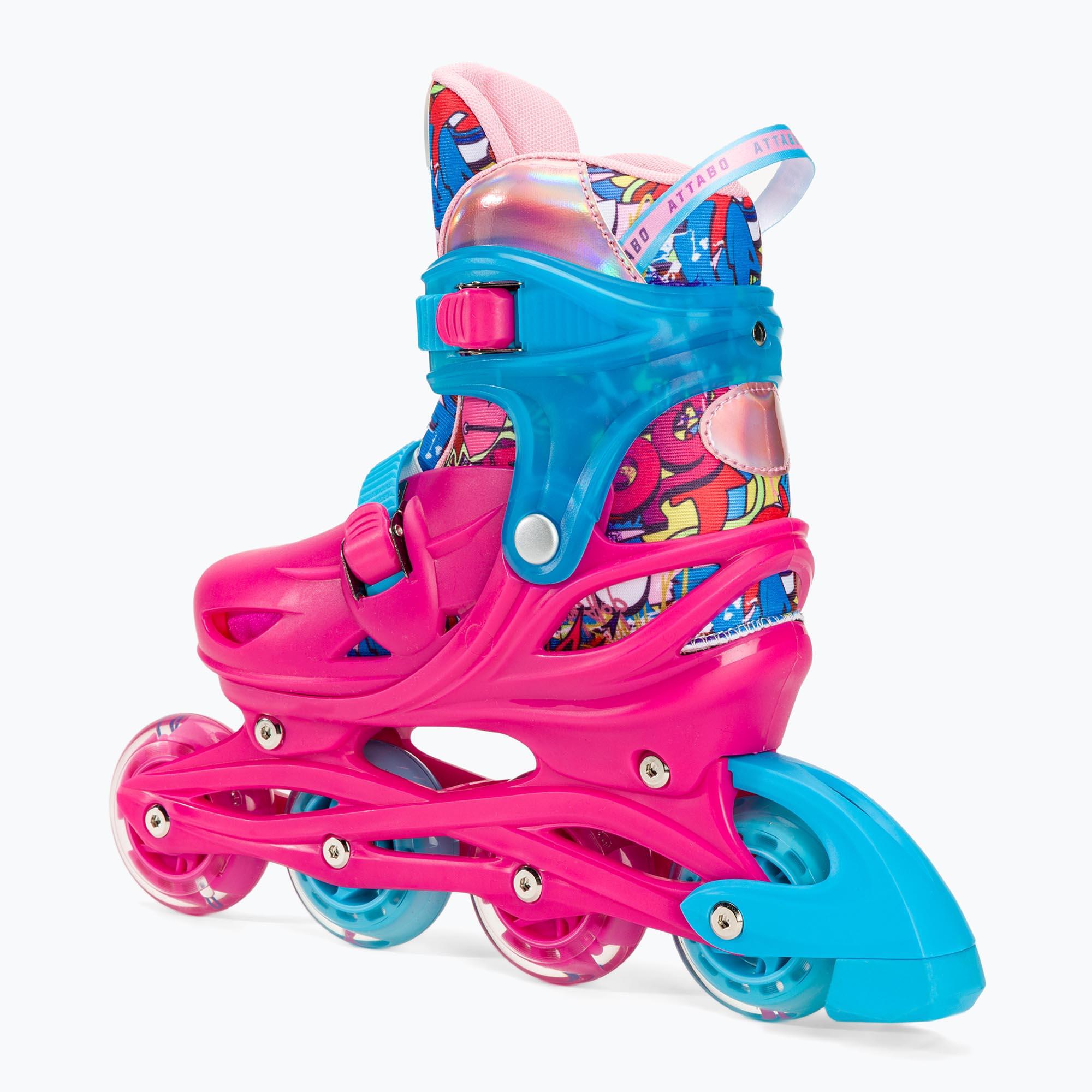Rolki dziecięce ATTABO Turbojet LED ABEC-7 Hardboot 3/7