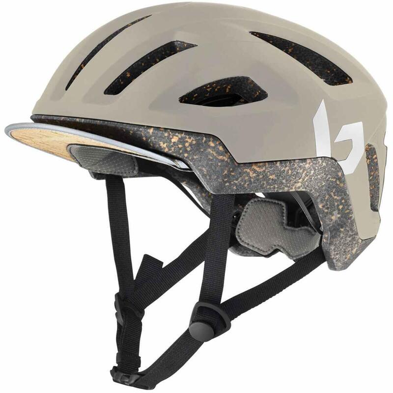 Casque de vélo urbain « REACT », couleur avoine mat