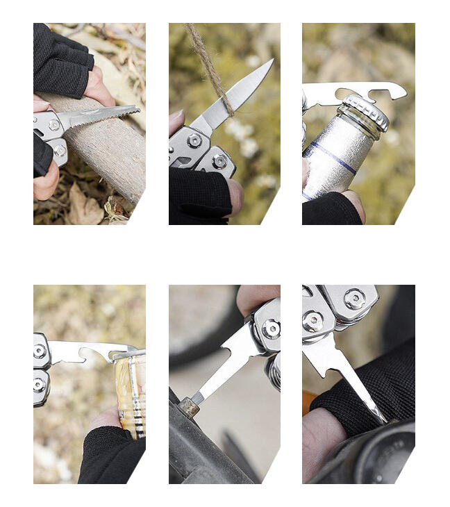 Multitool Survivalovy Narzędzie 13w1 + 11 x Bity TRIZAND 4/7