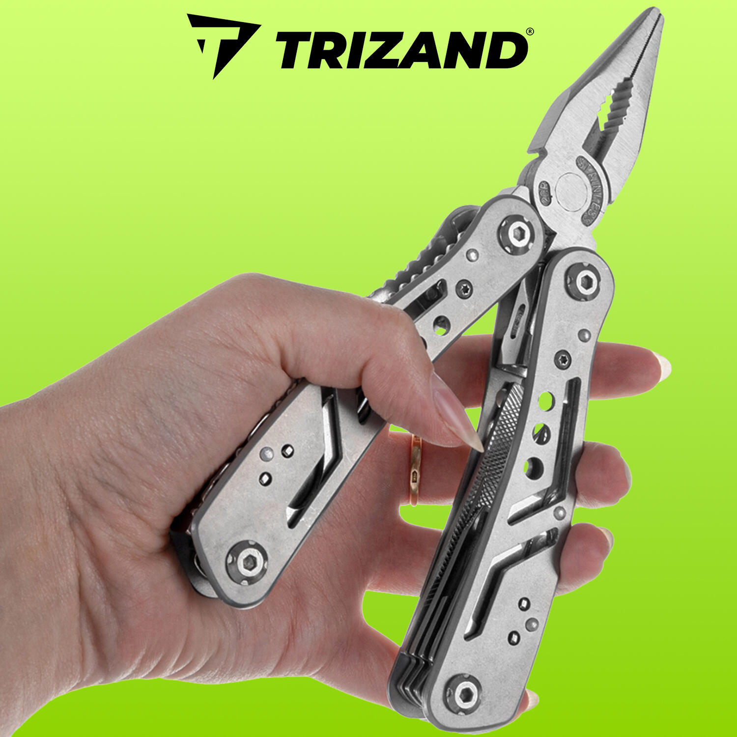 Multitool Survivalovy Narzędzie 13w1 + 11 x Bity TRIZAND 3/7
