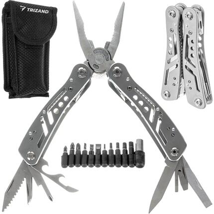 Multitool 13w1 z kompletem 11 bitów i pokrowcem