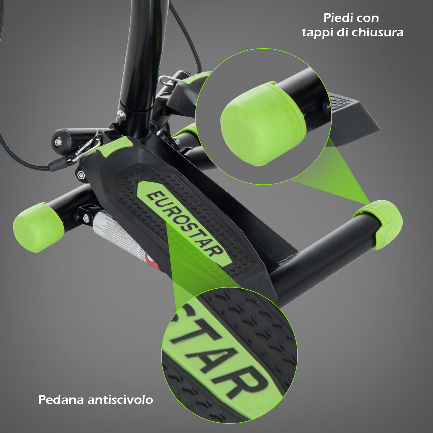 HOMCOM Stepper Professionale con Manubrio e Corde per Allenamento a Casa 7/7