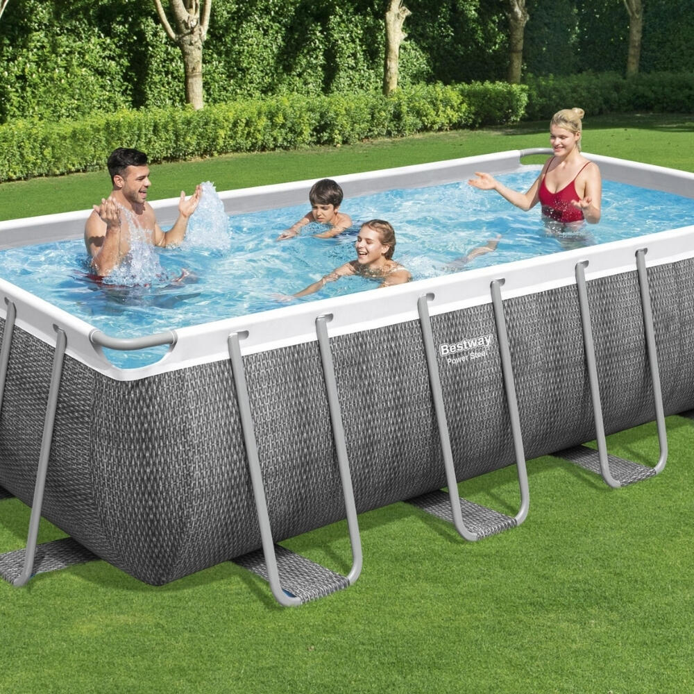 Bestway Power Steel Rechteckig - 488x244x122 cm + Accessoires CB32 2/6