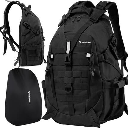 Rucksack Taktisch 25L Outdoor Militär Survival Schwarz