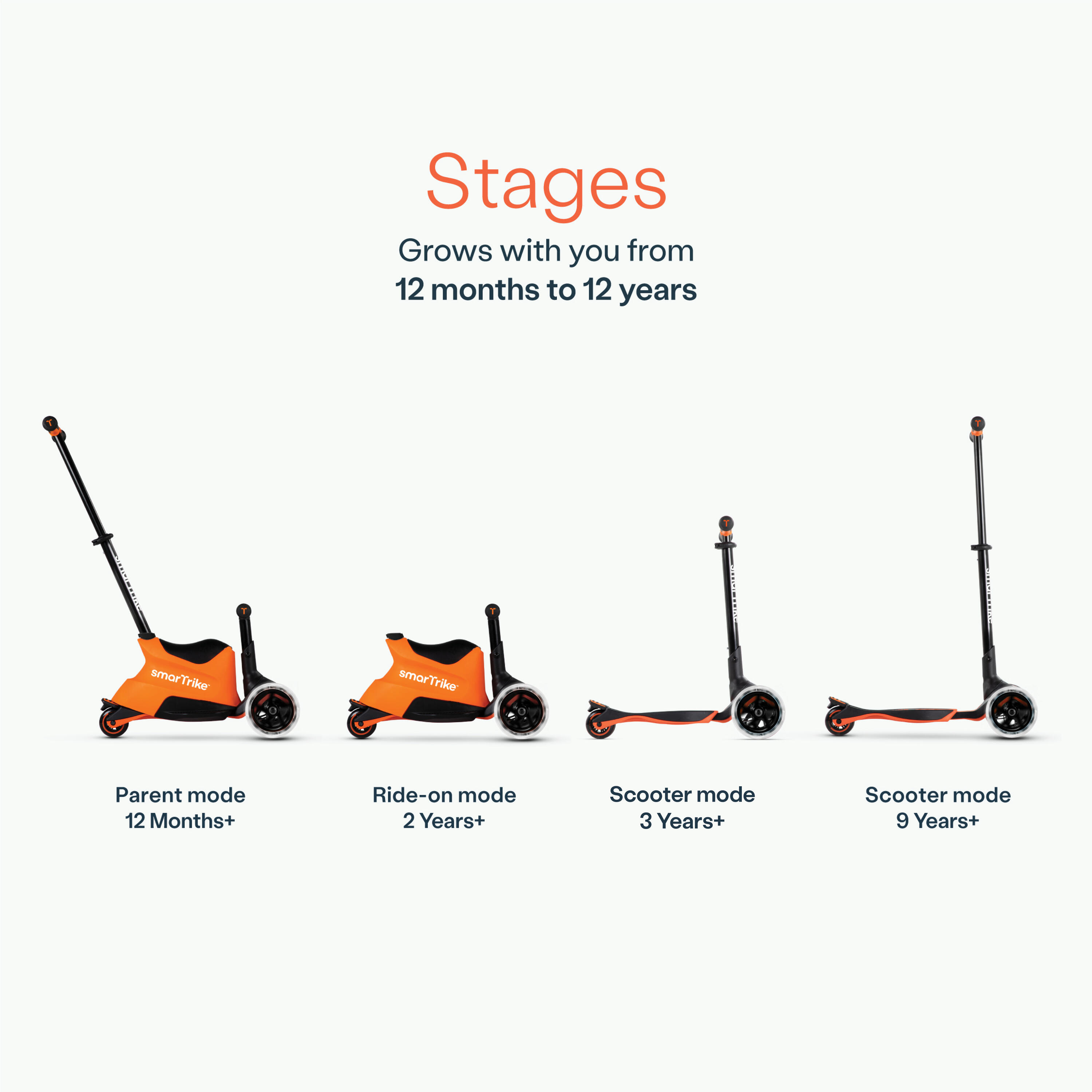 Xtend Scooter Ride-on - Orange 3/7