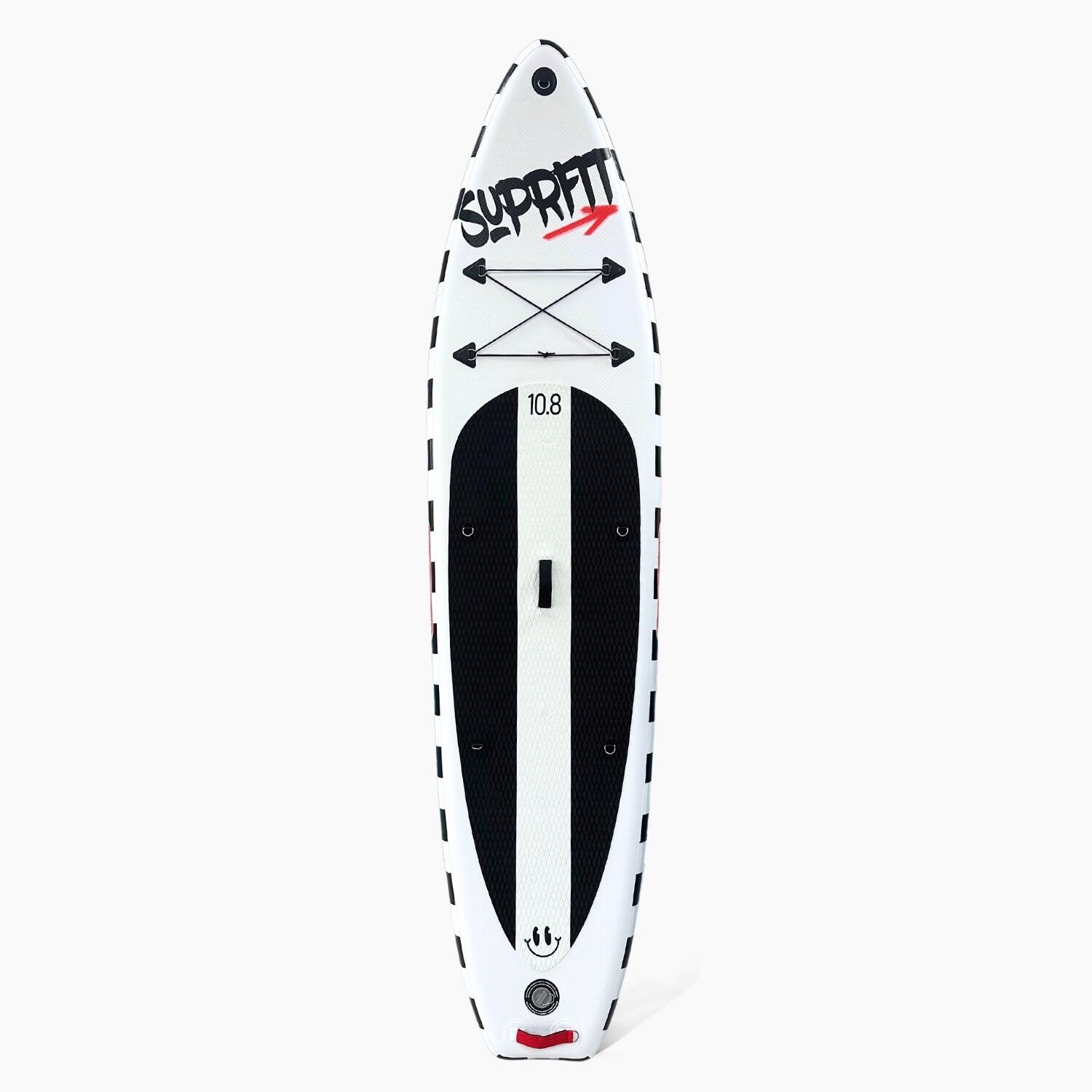 Suprfit Stand-Up Paddling Board Funny Stickers – White 3/8