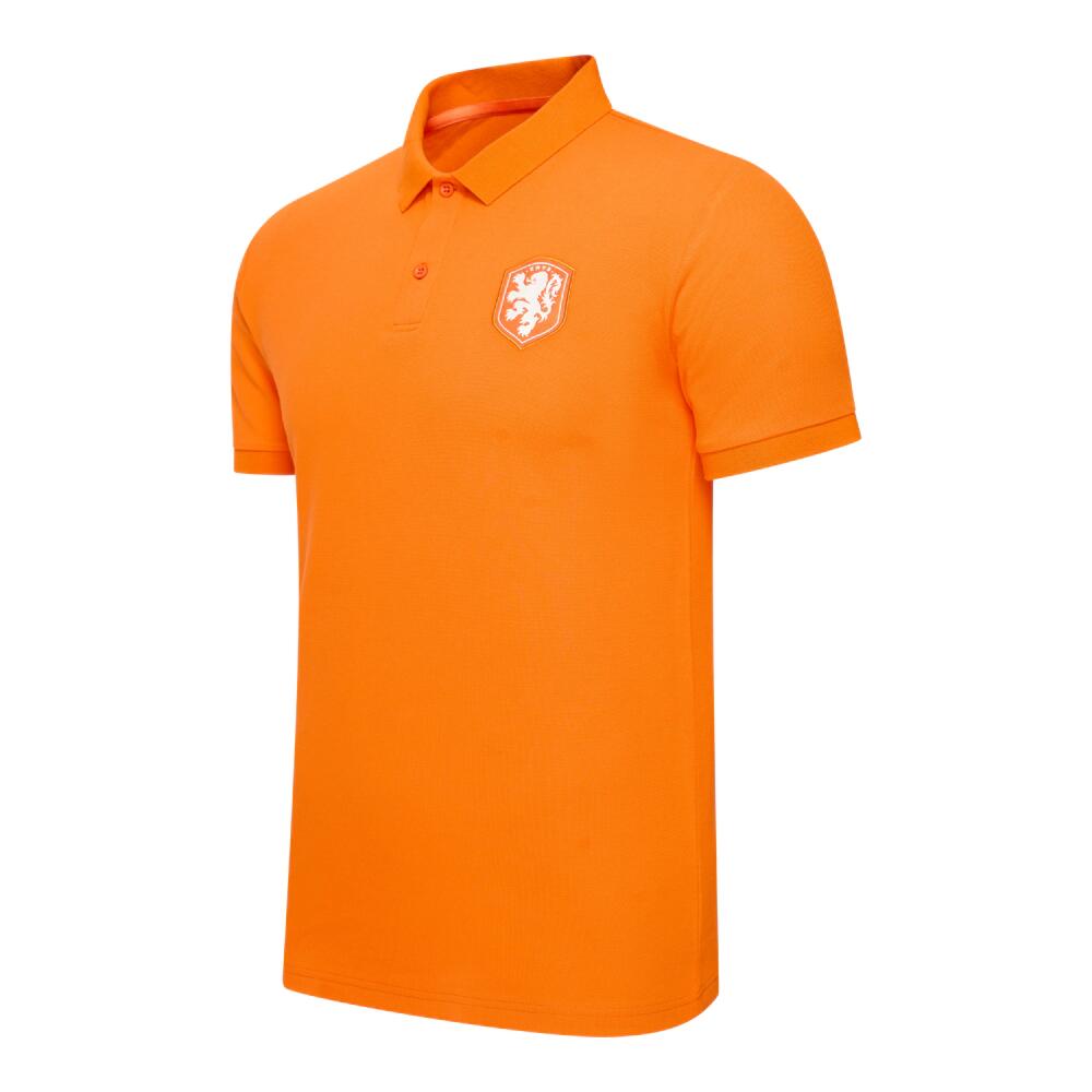Elftal Polo Oranje T Shirt Heren Luxe Holland Supporter Poloshirt