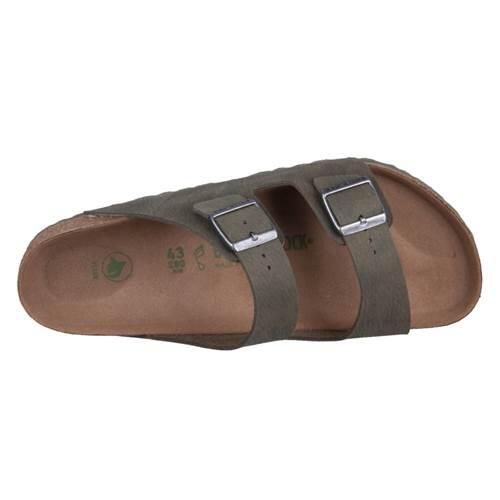 Mules hommes Birkenstock Arizona Desert Dust Thyme Syn Vegan 4/5
