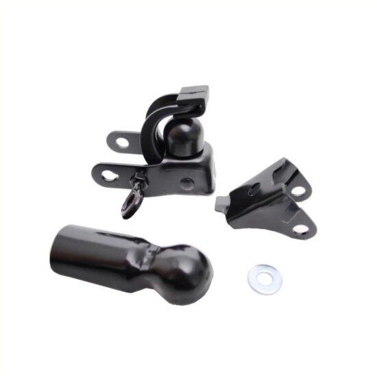 Acoplamiento remolque bicicleta Sunnywheel, acero negro, 4 piezas 3/5