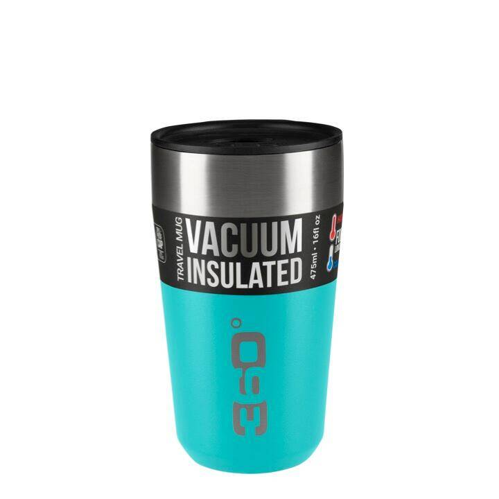 Stainless Steel Vacuum Insulated Travel Mug 475ML Large Pumpkin -  5