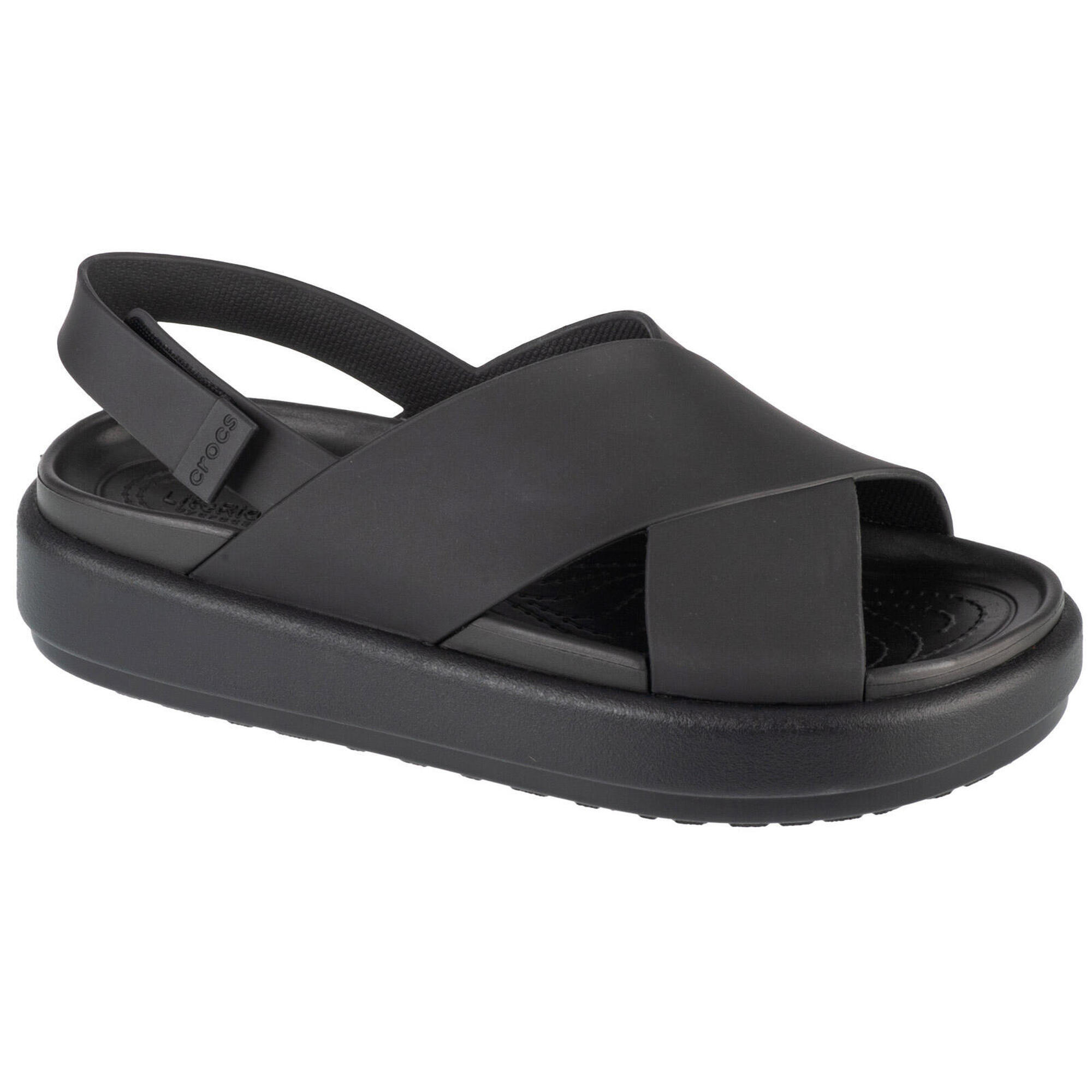 Crocs - Des Sandales Pour Femmes Brooklyn Luxe Cross Strap - Sandales - Noir - 39/42 - Decathlon