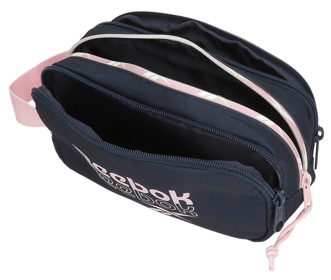 Trousse trois compartiments enfant Reebok Binley 10cm Bleu marine 3/5