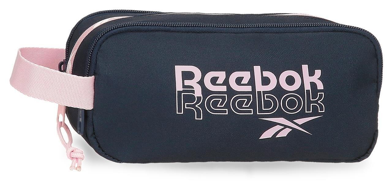 Estojo de três compartimentos menino reebok binley 10cm azul marinho