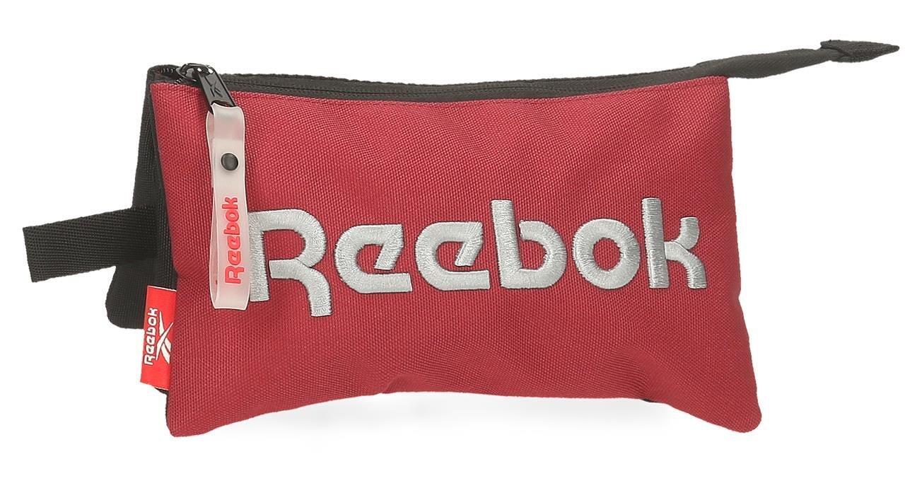 Astuccio tre scomparti ragazzo Reebok Portland 12cm Nero 1/5