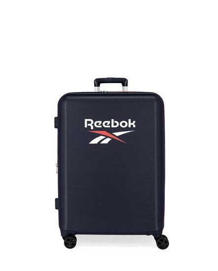 Maleta mediana ABS rígida Unisex Reebok Roxbury 70cm 81L Negro