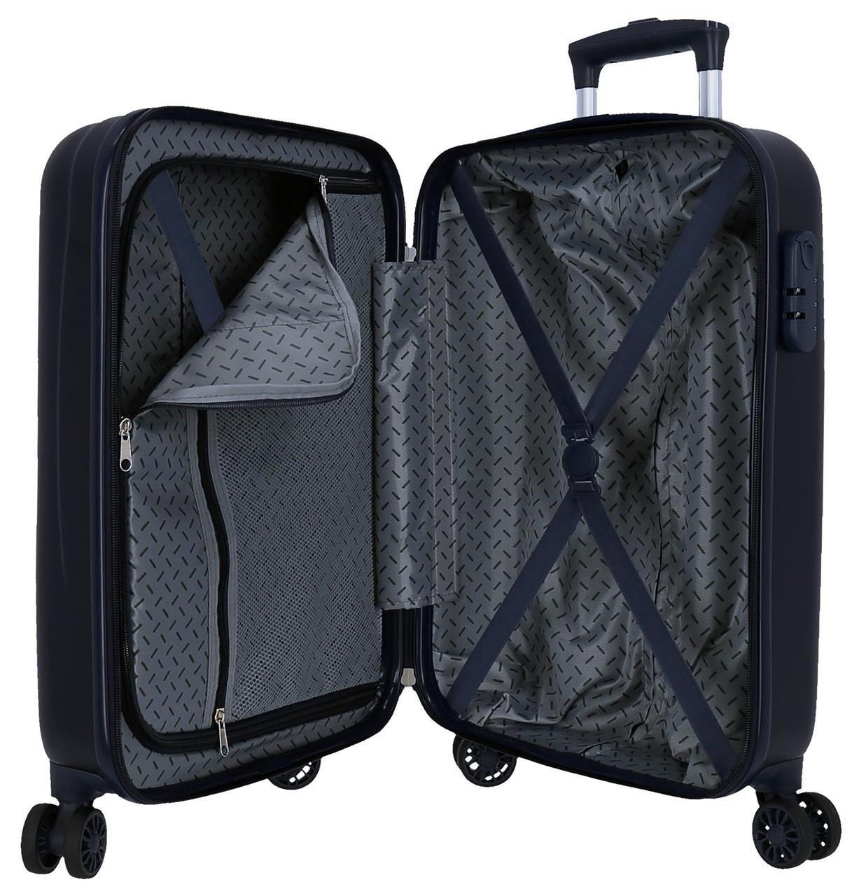 Valise cabine rigide ABS Garçon Reebok Summerville 55cm 35L Bleu marine 4/5