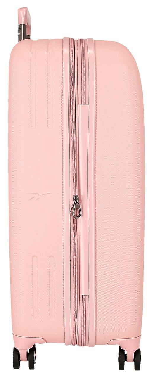 Valigia media rigida ABS Donna Reebok Franklin 70cm 73L Rosa 3/5