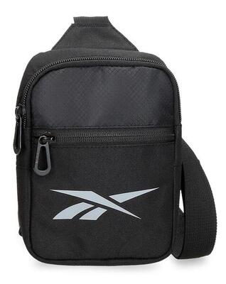 Borsa a tracolla incrociata unisex Reebok Wayland 18cm Nero