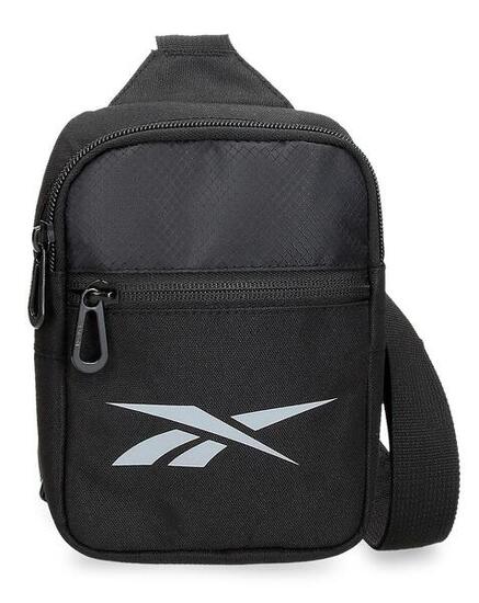 Borsa a tracolla incrociata unisex Reebok Wayland 18cm Nero