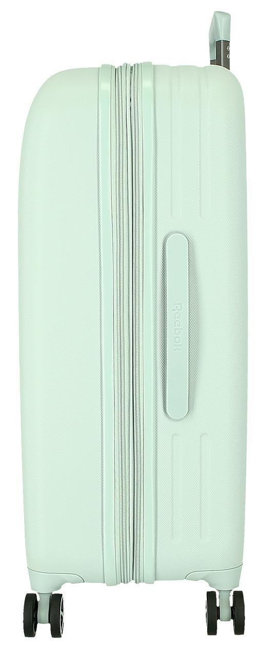 Maleta mediana ABS rígida Unisex Reebok Franklin 70cm 73L Verde 5/5