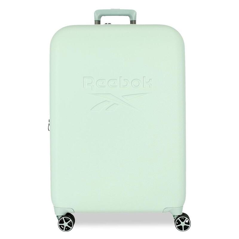 Maleta mediana ABS rígida Unisex Reebok Franklin 70cm 73L Verde