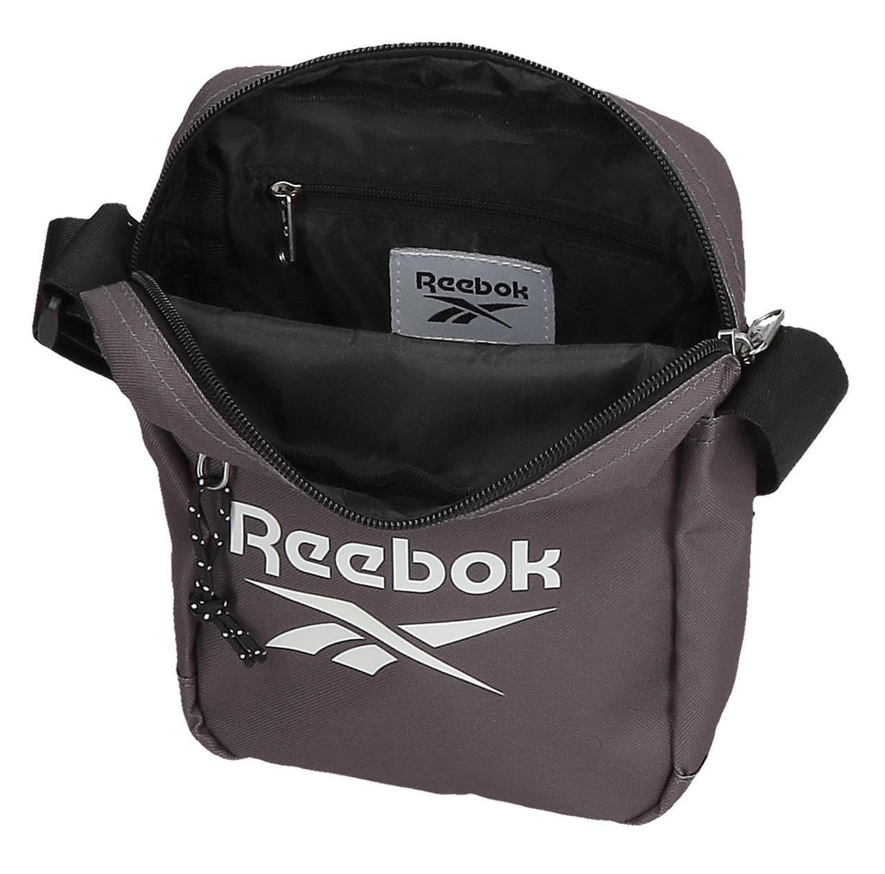 Bandolera Unisex Reebok Boston 21cm Gris 3/5