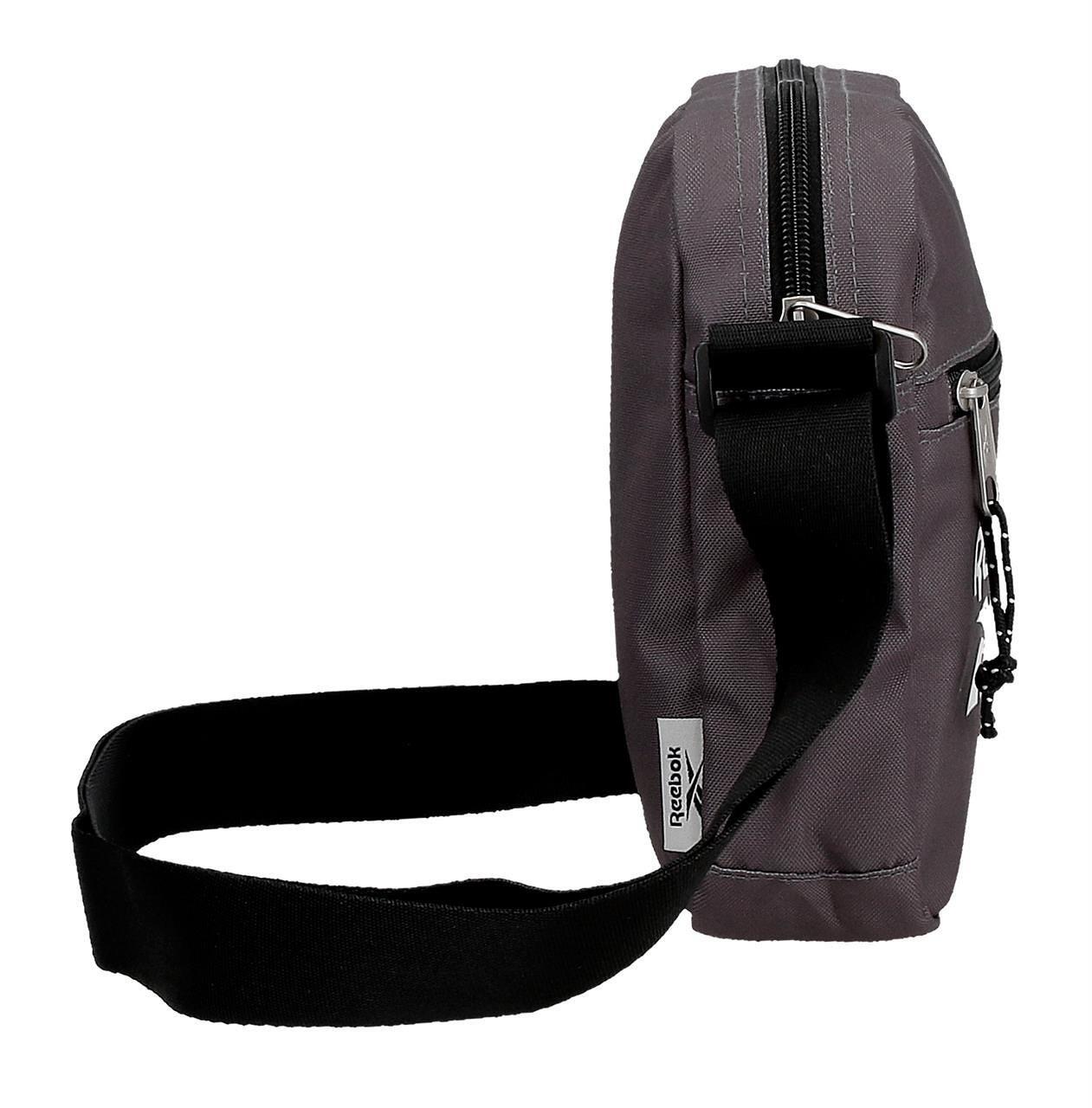 Bandolera Unisex Reebok Boston 21cm Gris 4/5
