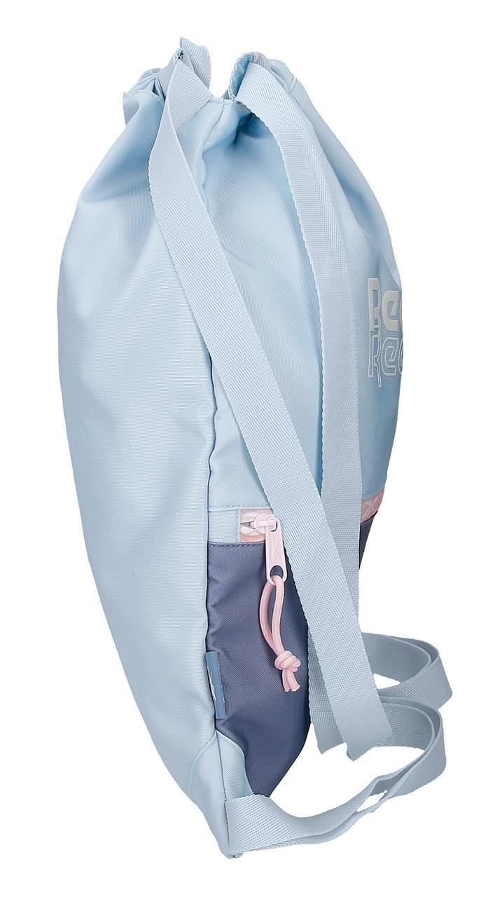 Mochila saco Reebok Andrew 16L Azul claro 3/4