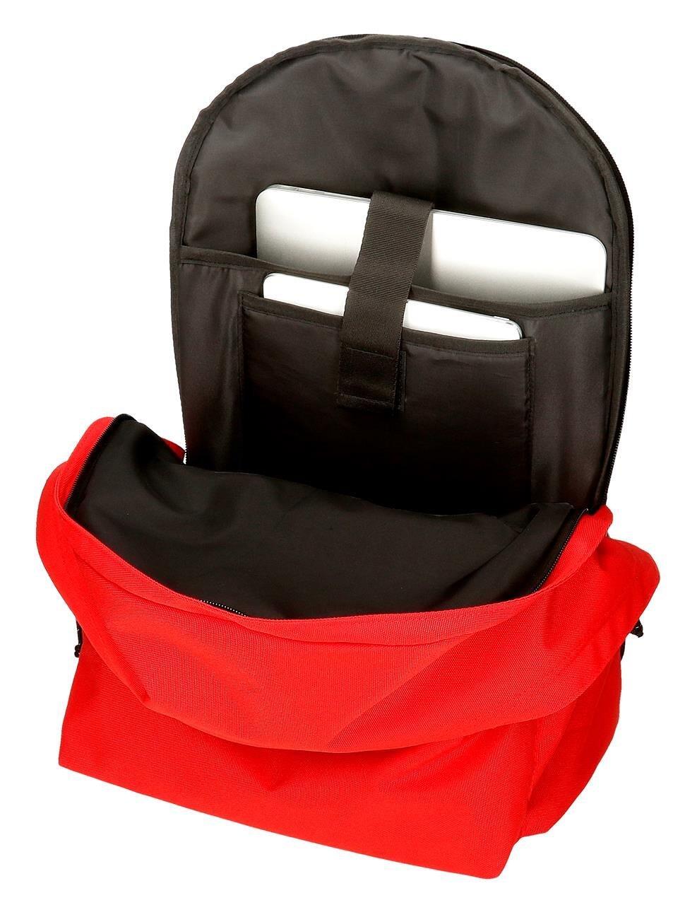 Mochila para laptop Unisex Reebok Boston 44cm Vermelho 3/5