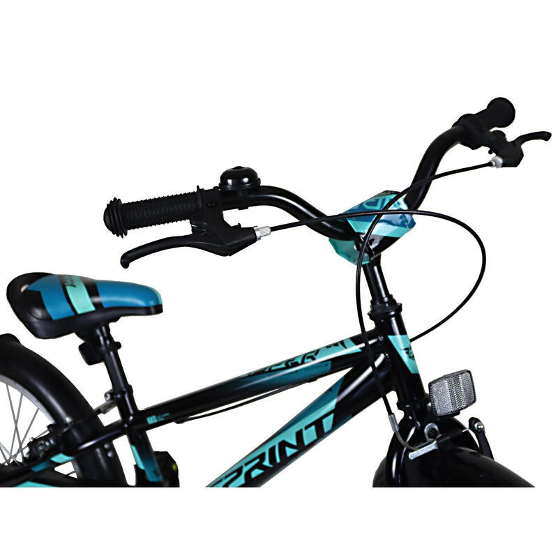 Bicicleta de Montaña 20" Umit Casper Negro/Turquesa Para Niños de 6 A 9 Años