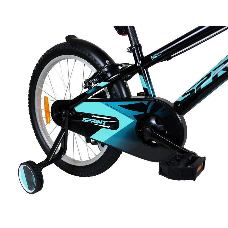 Bicicleta de Montaña 20" Umit Casper Negro/Turquesa Para Niños de 6 A 9 Años